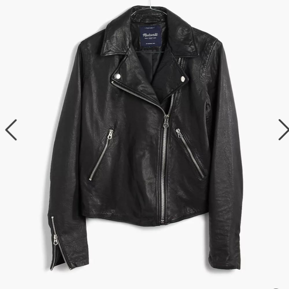 Madewell washed leather jacket